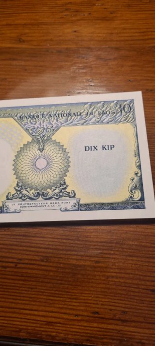 Billete 10 Kip Laos 70080