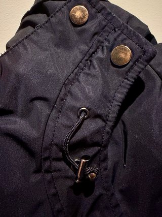 Chaqueta Zara Invierno Talla 42 Negra
