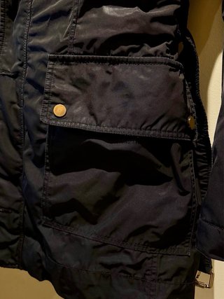 Chaqueta Zara Invierno Talla 42 Negra