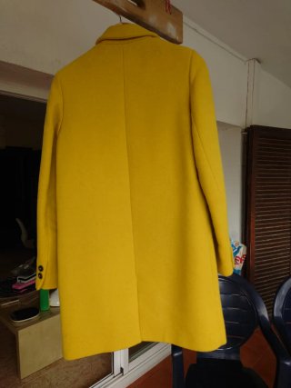 Tapado/Saco/ abrigo TRF Mostaza Talla XS