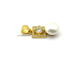 colgante plata 925mm con piedra con circonita