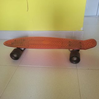 2 Monopatines Penny Board Naranja y Verde