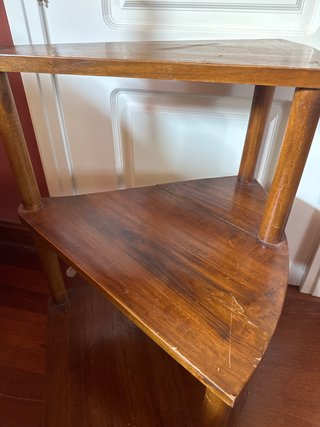 Escalera decorativa bambú y madera teca