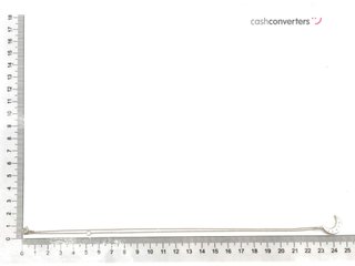 gargantilla plata 925mm con piedra con circonita 22cm