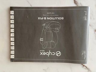 Silla coche Cybex solution s-fix negro