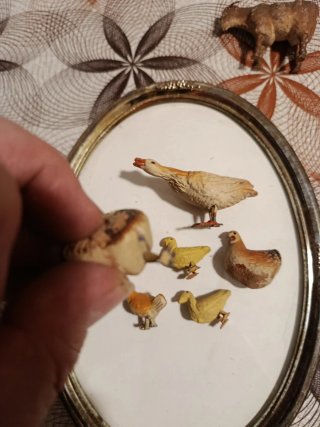 13 Figuras animales granja (cerdo, conejo, patos)
