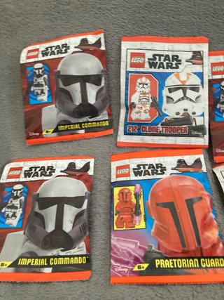 Lote 6 Bolsas Lego Star Wars