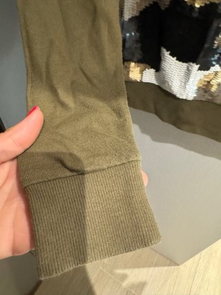 Michael Kors Jersey Militar Lentejuelas Talla s