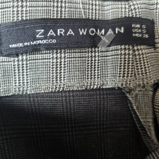 Falda Zara cuadros y lazo ajustable