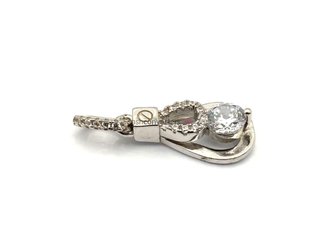 colgante plata 925mm con piedra con circonita