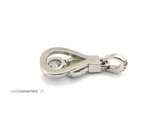 colgante plata 925mm con piedra con circonita