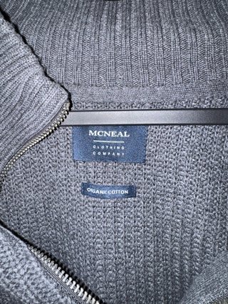 Jersey McNeal gris cremallera talla L
