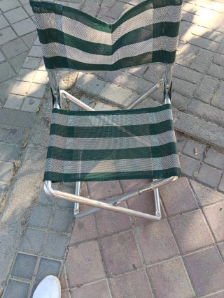 2 Sillas Plegables Playa aluminio 2x20€