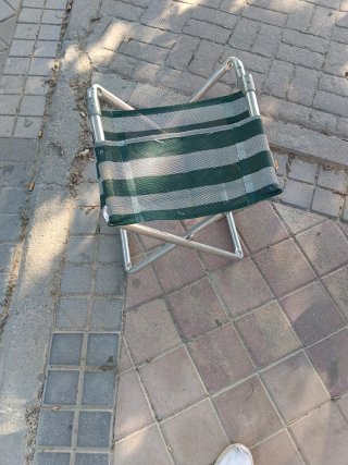 2 Sillas Plegables Playa aluminio 2x20€