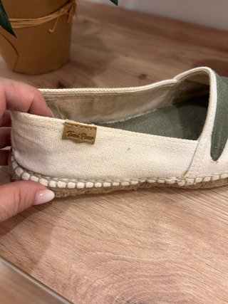 Esparteñas Beige y Verde
