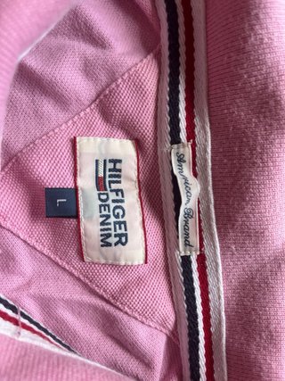 Polo Tommy Hilfiger Rosa Talla M