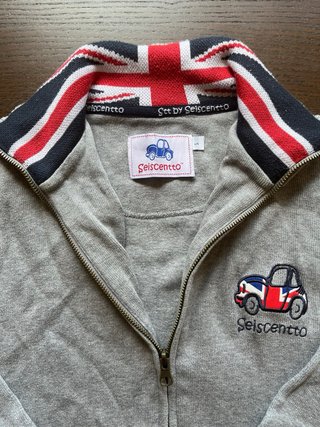 Jersey Gris Talla M con Dibujo Coche
