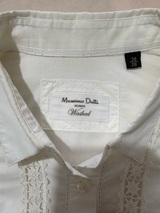Camisa blanca Massimo Dutti