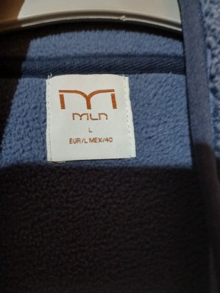 Cazadora polar unisex azul