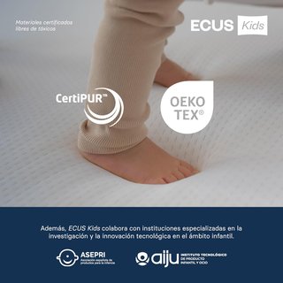 Colchón Cuna ECUS Kids 60x120 cm Modelo Care