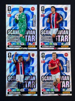 Set 4 Cromos Adrenalyn XL Nordic Edition