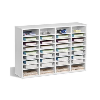 Literature Organizer, 36 Compartments Office Mailbox with