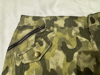Falda militar verde
