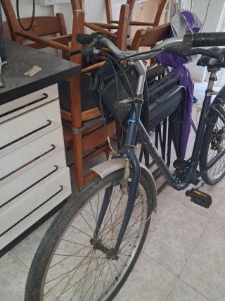 Bicicleta Decathlon azul