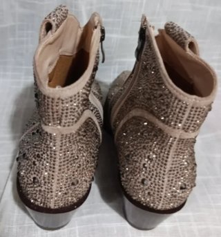 Botines Brillantes Mujer