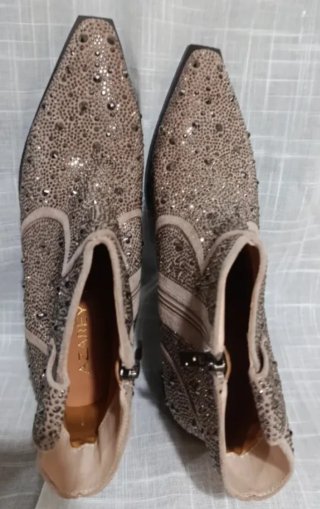Botines Brillantes Mujer