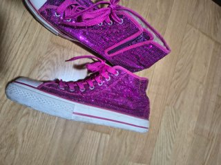 Deportivas Converse Lentejuelas Rosa