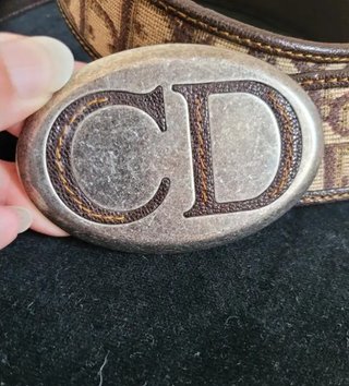 Cinturón Dior 30 Montaigne Oblique Vintage