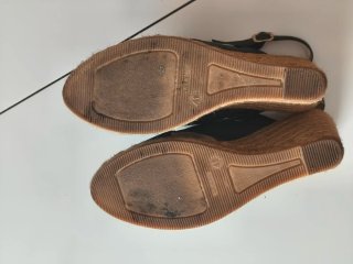 Sandalias cuña piel Gaimo T.41 (Plantilla gel)