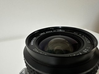 Minolta XD7 + Obiettivo MC W.Rokkor 24mm f/2.8