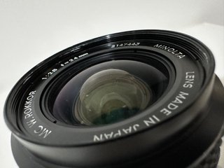 Minolta XD7 + Obiettivo MC W.Rokkor 24mm f/2.8