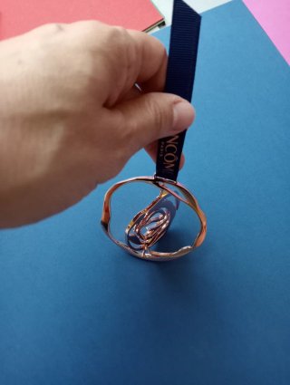 Ciondolo Lancome Rosa Oro