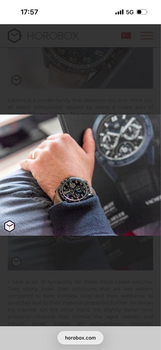Tag Heuer Carrera CV2A84.FC6394 Negro Marrón