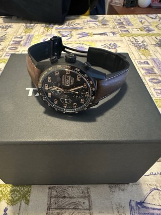 Tag Heuer Carrera CV2A84.FC6394 Negro Marrón