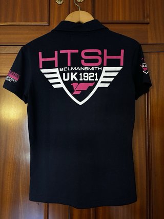 Camiseta Polo Hombre HT/021 Rugby Negro