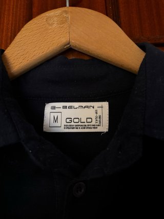 Camiseta Polo Hombre HT/021 Rugby Negro