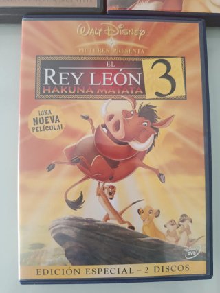 El Rey León 1, 2 y 3 DVD Edición Especial