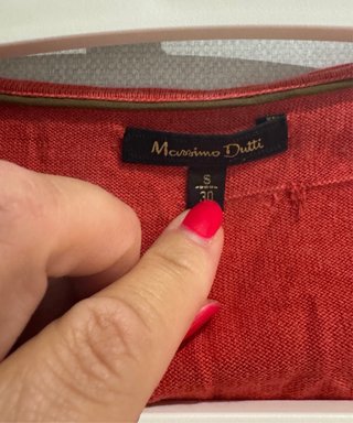 Jersey naranja Massimo Dutti
