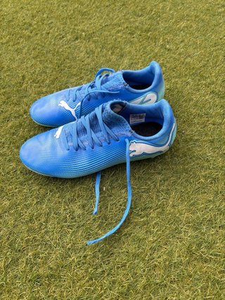 Zapatillas de fútbol Puma azules