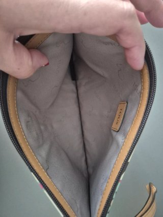 Bolso de mano estampado floral