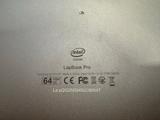 Chuwi Lapbook Pro Plata/Negro