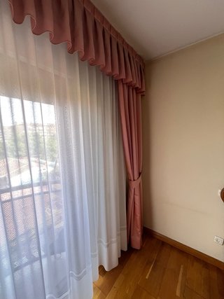 Cortinas a medida con visillos