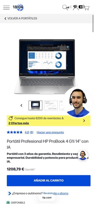 HP Probook 4 g1 16/512 NUEVO