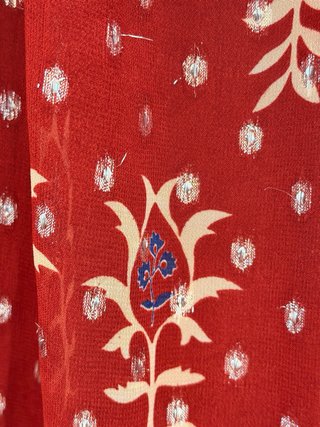 Vestido Zara Joya Boho Chic Rojo