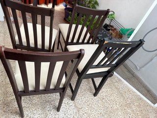 Juego de 4 sillas de comedor