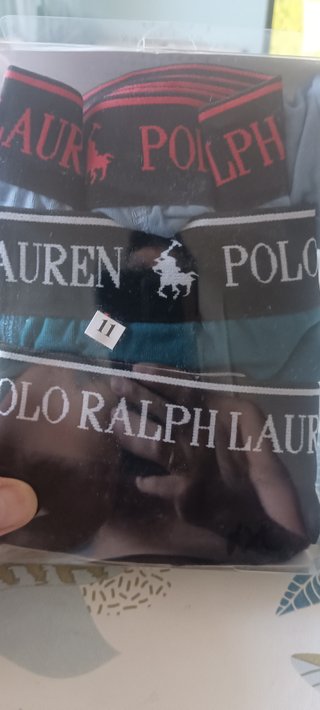 Camiseta Polo Ralph Lauren Blanca XXL y bóxers
